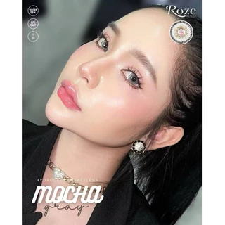 คอนแทคเลนส์ ไฮโดรเจล Roze Mocha ค่าอมน้ำ55% ตาโต