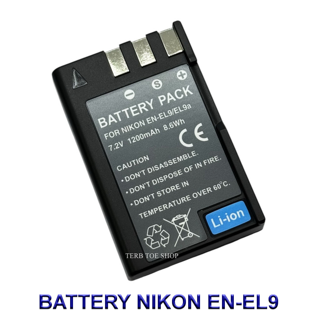 EN-EL9 \ ENEL9 \ EN-EL9a \ ENEL9a \ EN-EL9e \ ENEL9e Camera Battery for Nikon D40,D60,D40X,D3000,D50