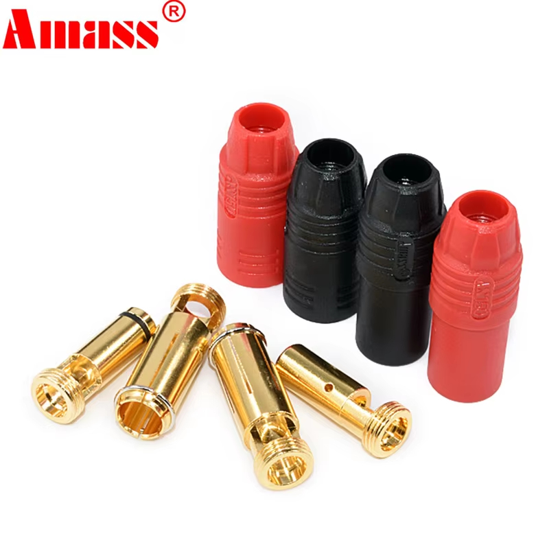 AMASS AS150 Male Female Sparking 7mm Banana Plug Current Set Ues on ESC Battery and Charger Cable
