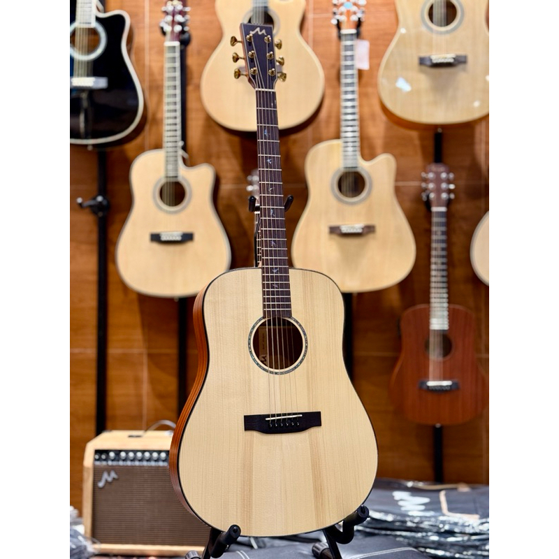 กีต้าร์โปร่ง Most M-07 All solid ไม้แท้ทั้งตัว ขนาด 41นิ้ว