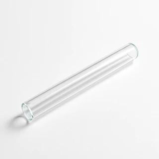 หลอดแก้วก้นทะลุขนาด 10x78 mm (ลบคมแล้ว) ผลิดจากแก้วโบโลซิลิเกตทนความร้อน