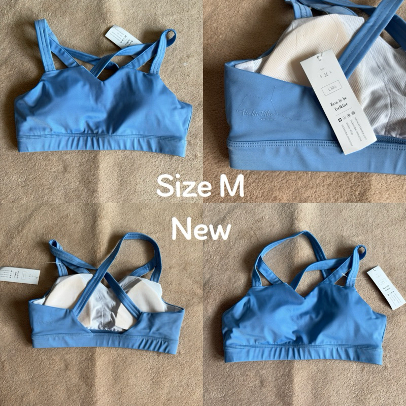 VickieVibe Borntobe colletive sports bra เสื้อออกกำลังกาย สปอร์ตบรา #SPB268