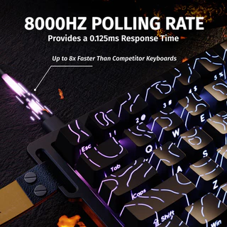 Attack Shark X68HE คีย์บอร์ดสวิตช์แม่เหล็กสําหรับเล่นเกม FPS 8K Polling Rate
