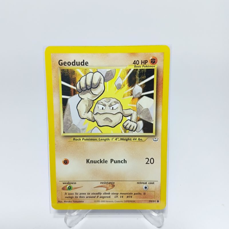 Geodude 44/66 - Neo Revelation - Classic Vintage Pokémon Card