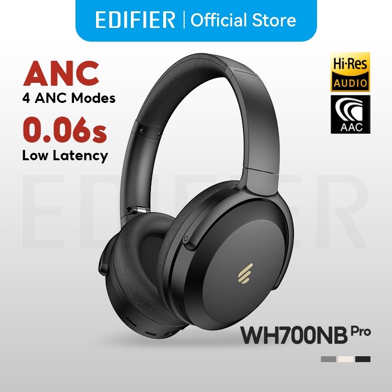 Edifier WH700NB Pro Hybrid ANC หูฟังไร้สายแบบครอบหู BluetoothV5.4 -43dB เสียงชัด เล่นได้ 56H SBC
