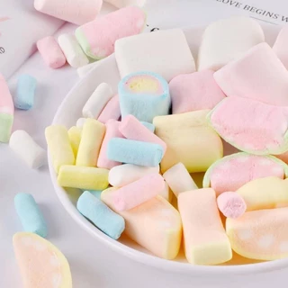 มาร์ชเมลโล่ฟรีซดราย มาร์ชเมลโล่กรอบตัวใหม่ยอดฮิต500กรัม marshmallow ขนมมาร์ชเมลโล่ กรอบนอก นุ่ม หนึบ หวาน หอม อร่อย