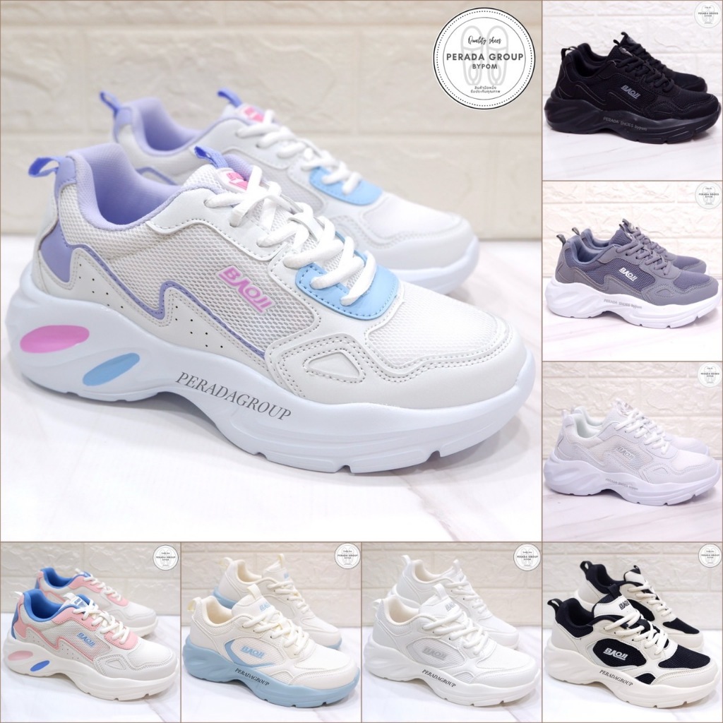 Baoji แท้💯% รองเท้าผ้าใบ รุ่น BJW619 / BJW1115  ไซส์ 37-41