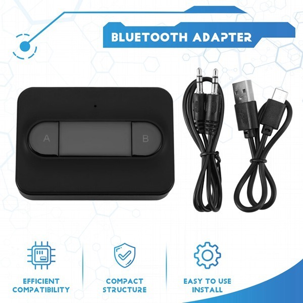อะแดปเตอร์ส่งสัญญาณบลูทูธ 5.0 หูฟังลิงค์คู่ระบบเสียงที่บ้าน