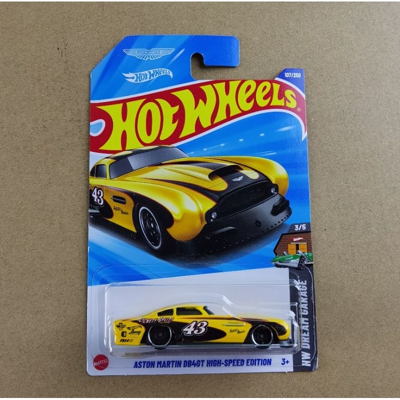 โมเดลรถ Hotwheels Aston Martin DB4GT