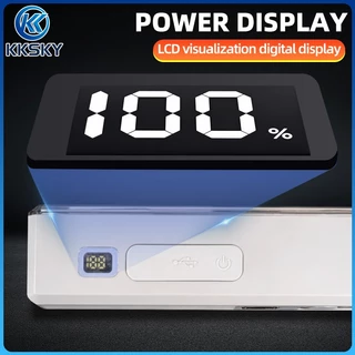KKSKY ไฟฉุกเฉินพกพา หลอดไฟไร้สาย พกพาสะดวก มีแม่เหล็กติดผนัง LED IP67 กันน้ำ ไฟกลางคืน ไฟข้างเตียง แบบชาร์จไฟ USB ไฟฉาย