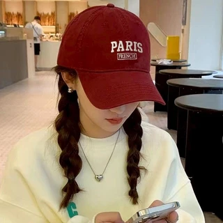 Vogue🌟พร้อมส่ง🌟 หมวกแก๊ปเบสบอล ปัก PARIS หมวกแก๊ป มี 5 สี (MK-3)
