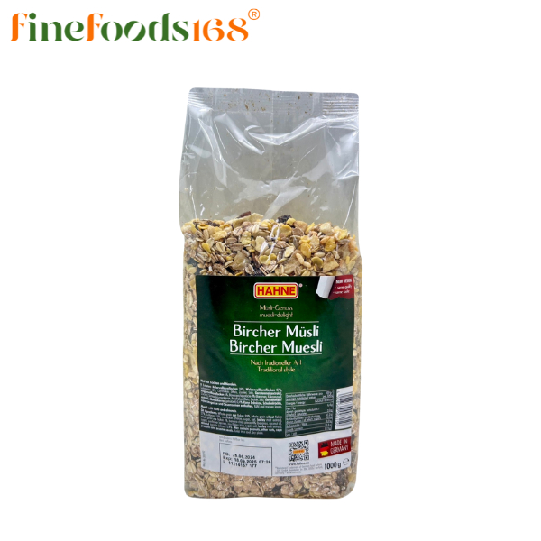 ฮาทเน่ เบริช์เชอร์ มูสลี่ 1000 กรัม Hahne Bircher Muesli 1000 g.
