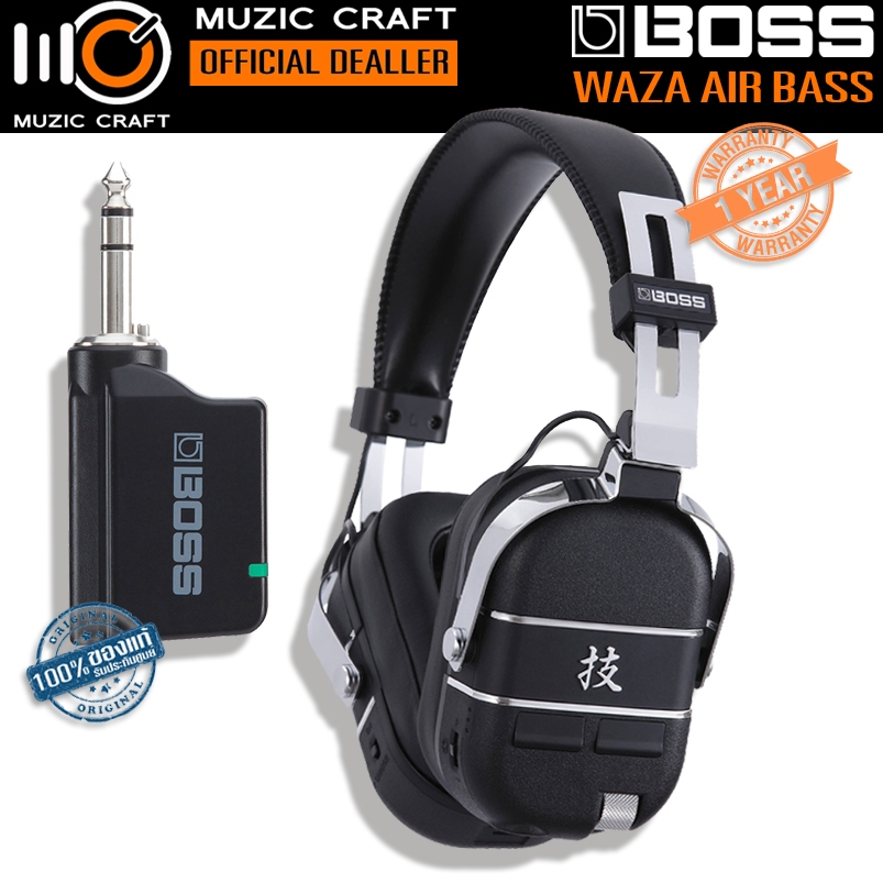 BOSS WAZA AIR BASS *ของแท้รับประกัน 1ปี* Wireless Bass Amp Headphone, หูฟังไร้สาย + แอมป์เบสในตัว