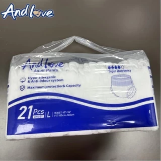 【กล่อง！！】เพิ่มเติม ผ้าอ้อมผู้ใหญ่ Andlove ใช้ได้ทั้งชายหญิง ปลี่ยนง่าย M96/L84/XL72/XXL60 ผ้าอ้อมผู้ใหญ