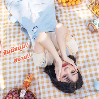 [ผ้า OXFORD] เสื่อปิคนิค เสื่อปูพื้นแคมปิ้ง เสื่อพับได้ลายสก๊อต แบบพกพาสะดวก กันน้ำ ป้องกันความชื้น พร้อมส่ง YCD