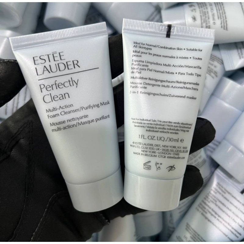 โฟมล้างหน้าEstee Lauder Perfectly Clean Multi-Action Foam Cleanser/Purifying Mask 30 ml