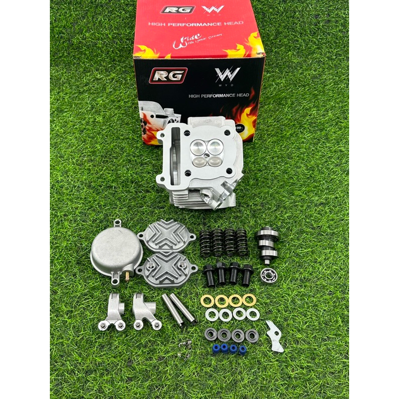 ฝาสูบRG-mio/4วาล์ว21-24ฝาสูบRGใส่ลูก62ขึ้นถึง66มิลฝาสูบยังไม่เซ็ทหลังวาวยังไม่ขยายเบ้าฝาสูบ