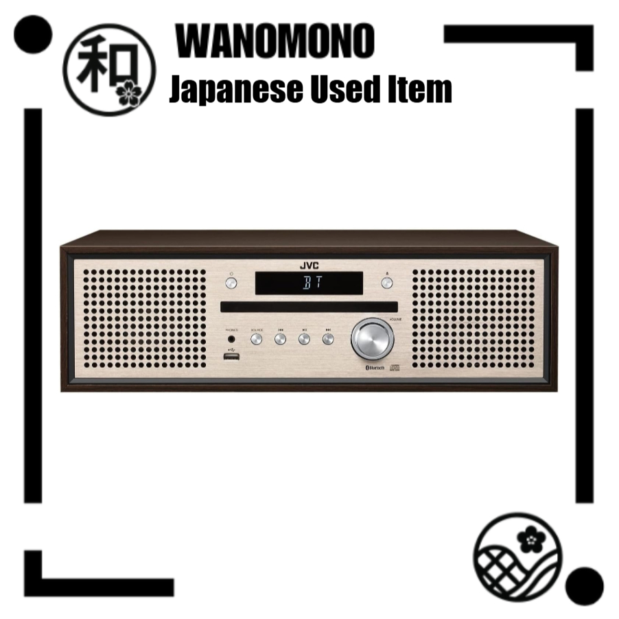 [Used Item] JVC Kenwood JVC NX-W30 Mini Component System with Bluetooth 4.2 EDR Wood Cabinet Walnut 