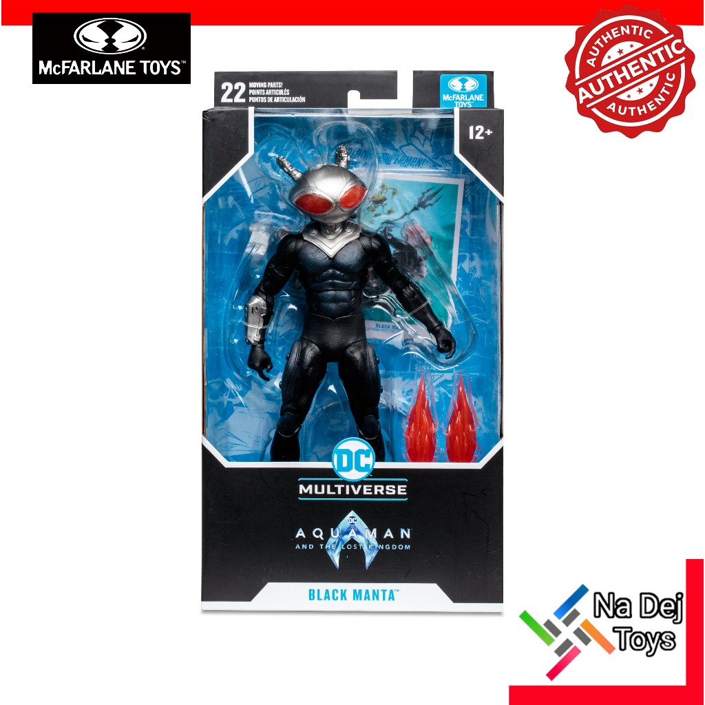 Black Manta (Aquaman 2) DC Multiverse McFarlane Toys 7" Figure แบล๊คแมนต้า ดีซีมัลติเวิร์ส 7 นิ้ว ฟิ