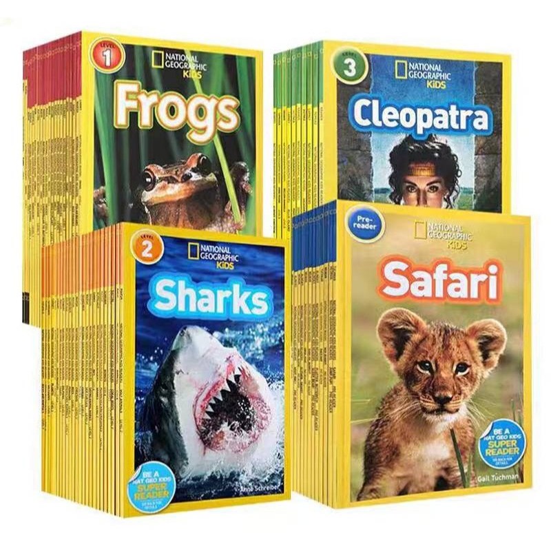 หนังสือภาษาอังกฤษ National Geographic Level 1-3 ,Pre-reader