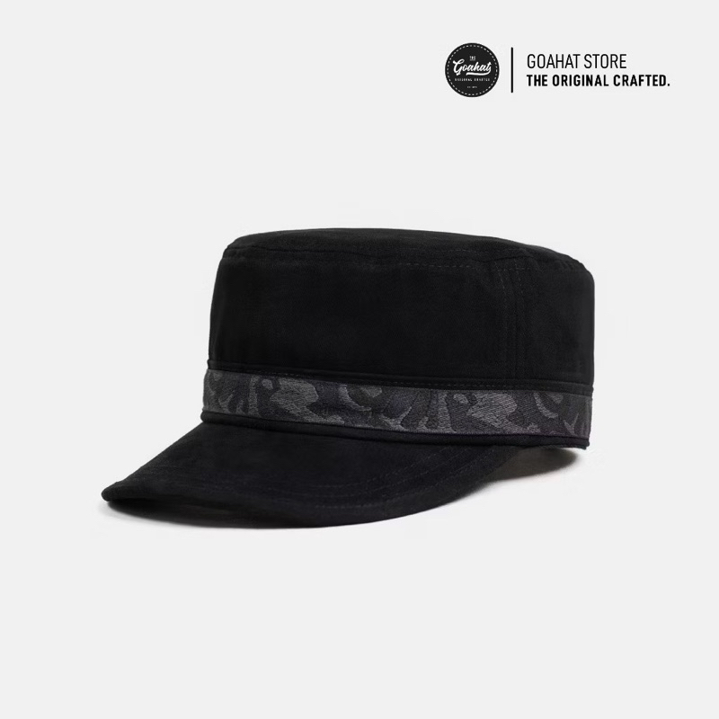 Goahat G102 Black Army หมวกแก็ป Military Cap งานคอตตอนพิเศษ นุ่ม เบา ใส่สบาย ระบายอากาศได้ดี