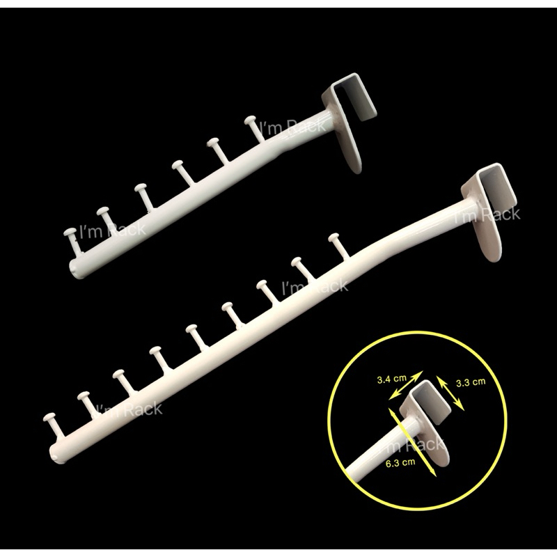 แขนเหลี่ยมใหญ่ แขนเกาะเหล็กเหลี่ยม/ ราวผ้า