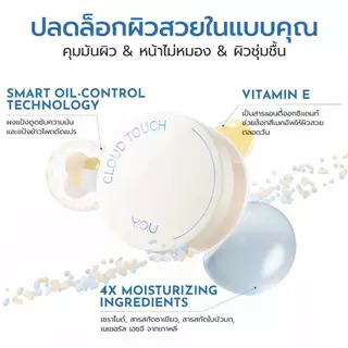 [ใหม่] YOU Cloud Touch Blurring Filter Loose Powder แป้งฝุ่นเนื้อเนียน บางเบา คุมมัน ล็อคเมคอัพ เบลอผิว