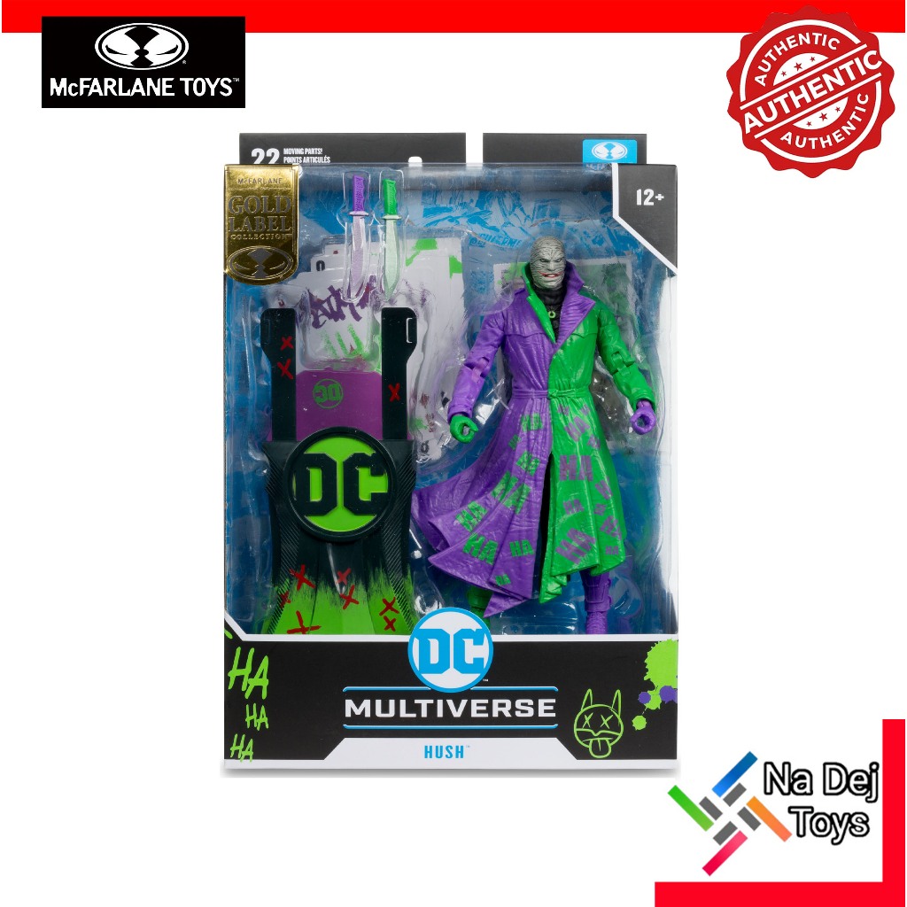 Hush Jokerized Gold Label DC Multiverse McFarlane Toys 7" Figure ฮัช โจ๊กเกอร์ไรซ์ ดีซีมัลติเวิร์ส 7 นิ้ว ฟิกเกอร์