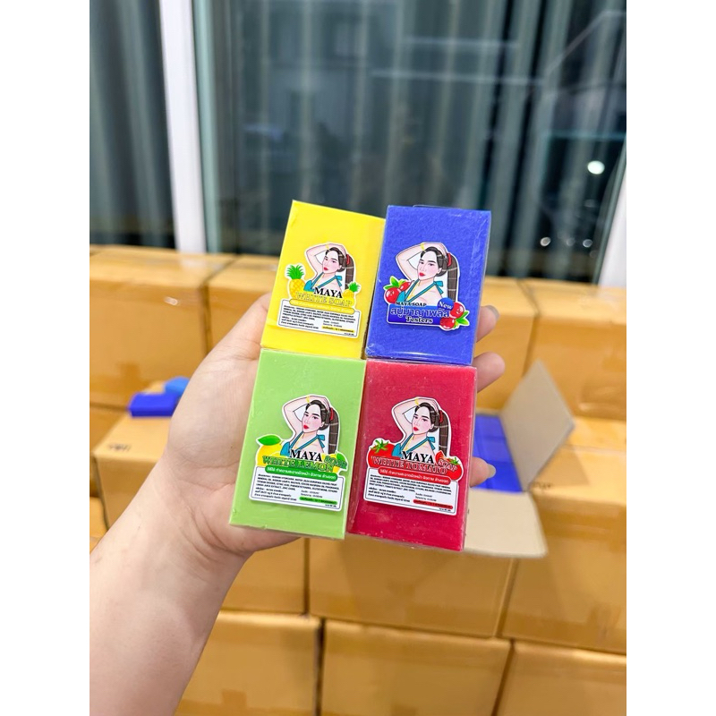 สบู่มายา(พร้อมส่ง) โดส สครับมาญา บูสเตอร์มาญา หินขัด MAYA (พร้อมส่ง)