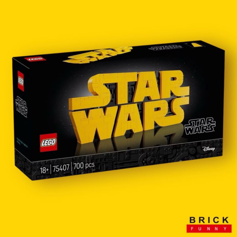 Lego Star Wars 75407 Brick-Built Star Wars™ Logo เลโก้ ของใหม่ ของแท้ 100%