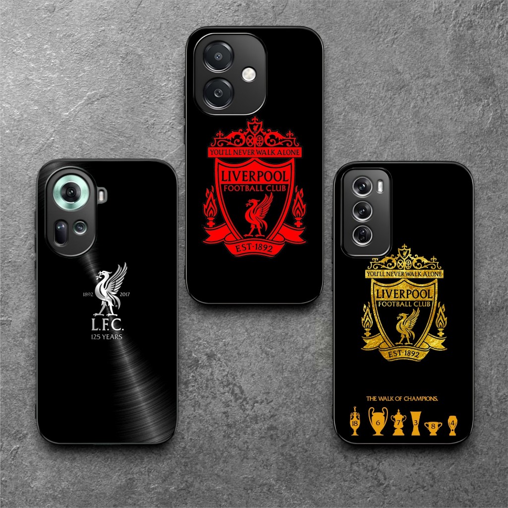 เคส A6 Pro RENO 14F 12  A3 /A3X RENO11 5G Find X8 A60  A18/A38 RENO7Z สโมสรฟุตบอลลิเวอร์พูล ซิลิโคน