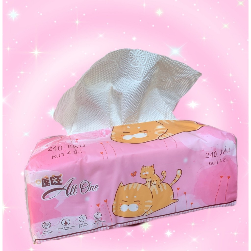 กระดาษเช็ดหน้า หนานุ่ม คละลาย/คละแบบ 1 ชิ้น (1785) 30005 the10shop.