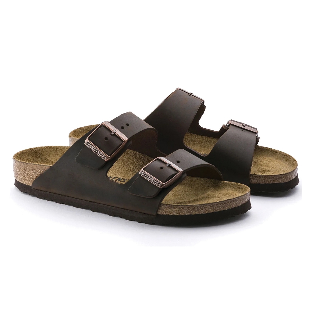BIRKENSTOCK ARIZONA Oiled Leather รองเท้าแตะ รุ่นฮิต ทรงมาแรง ได้ทั้งชายและหญิง