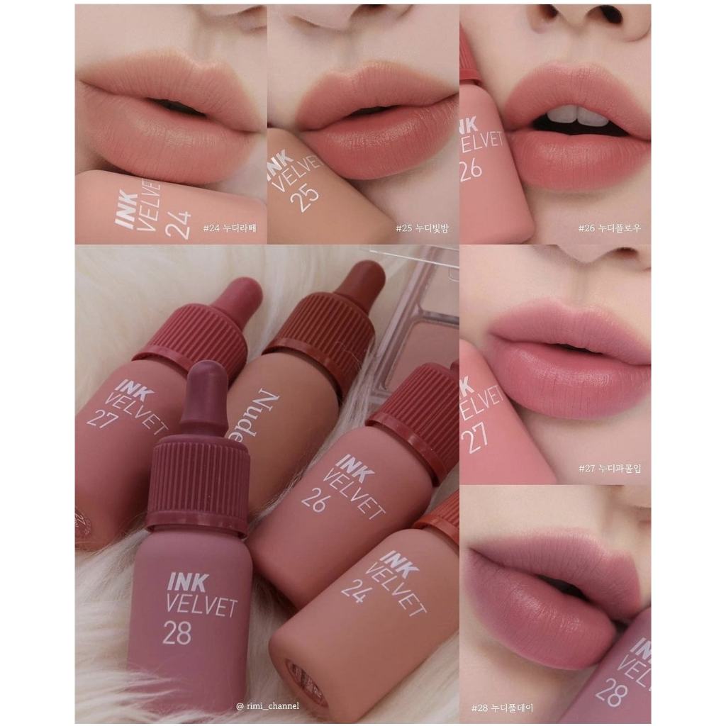 แท้ พร้อมส่ง Peripera Ink Velvet Tint มี 28 สี ลิปทินท์เนื้อแมตต์กำมะหยี่สุดฮิต สีแน่น กลบสีปากมิด ติดทนนาน ราคา ถูกที่สุด ดีลบีเคเค แกลเลอรีภาพที่ 3