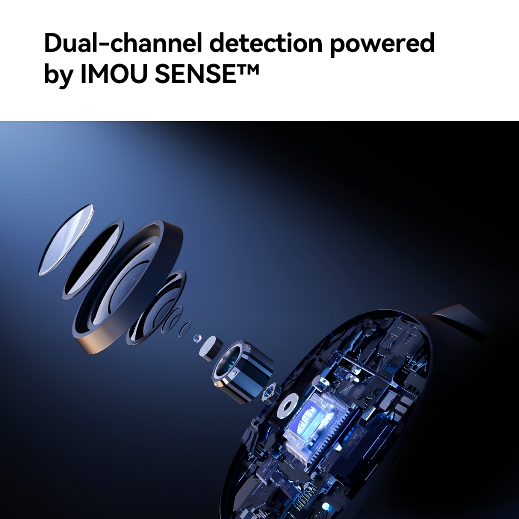 IMOU Security Camera Ranger Dual กล้องวงจรปิดอัจฉริยะ เลนส์คู่ในตัวเดียว คมชัดระดับ 3MP x2