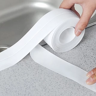 เทปกาวติดขอบอ่าง เทปกาวซีล PVC กันน้ําและทนต่อโรคราน้ําค้าง สําหรับติดอ่างล้างจาน ห้องน้ํา ห้องครัว