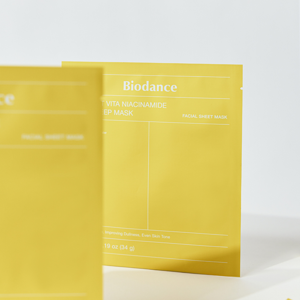 BIODANCE Radiant Vita Niacinamide Real Deep Mask 34g (8ea/12ea) - รูปที่ 4