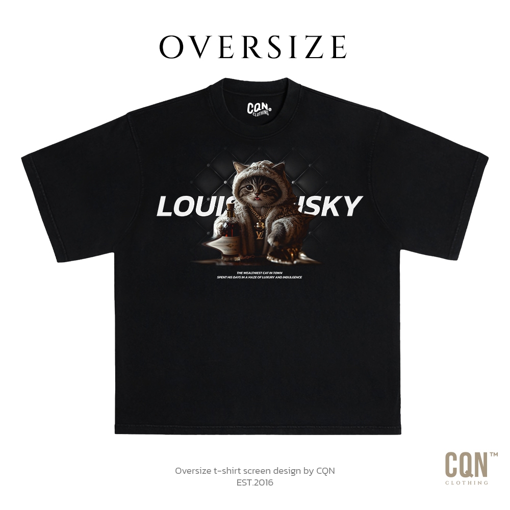 CQN | OVERSIZE [CAT LUXURY] ผ้าหนานุ่ม คอแคบ ไม่ย้วย