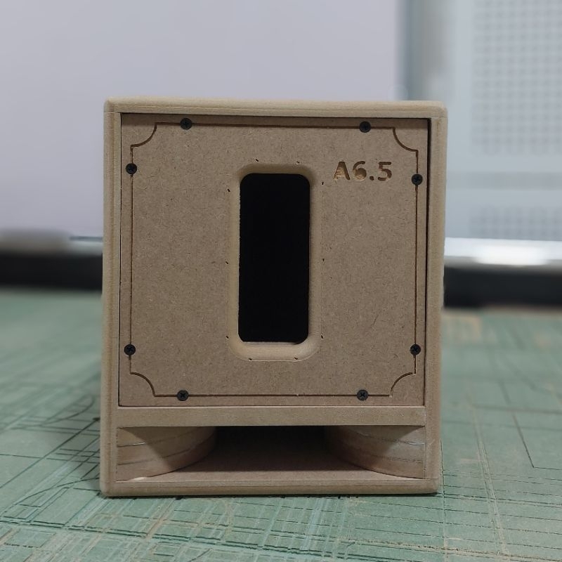 ตู้เปล่า  ออเดอร์ 6 ขนาด 6.5 นิ้ว ไม้ MDF 12 mm