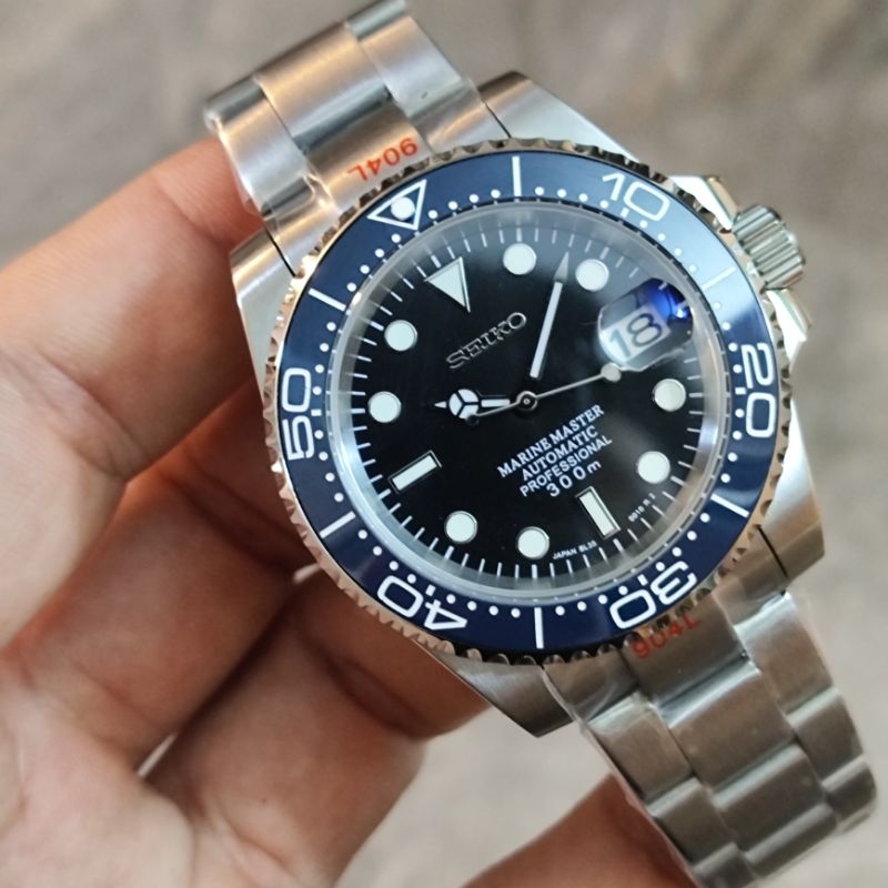 Seiko Modify Seamaster Bezel Style