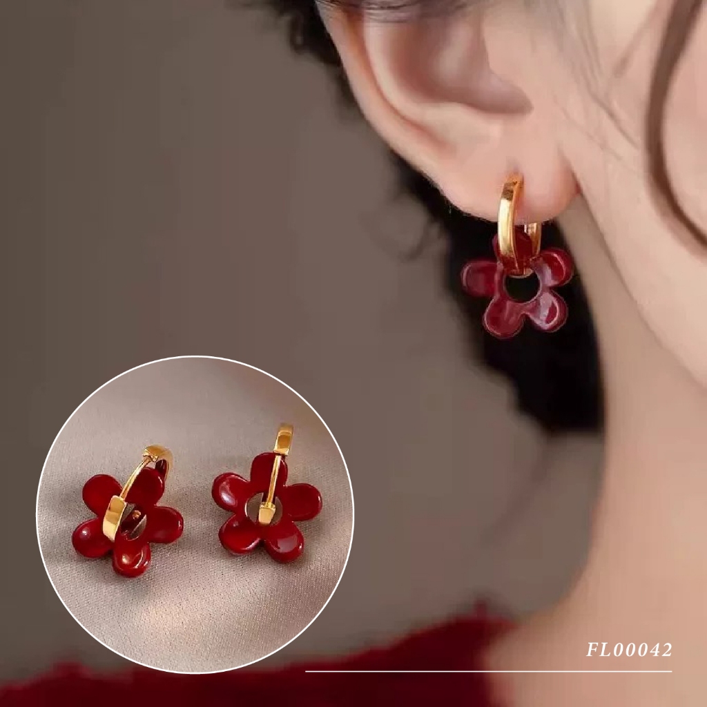 ส่งฟรี!! Sweetssparkles ต่างหู สไตล์เกาหลี ก้านเงิน𝑆𝑖𝑙𝑣𝑒𝑟 92.5% Earring Fashion FL00042