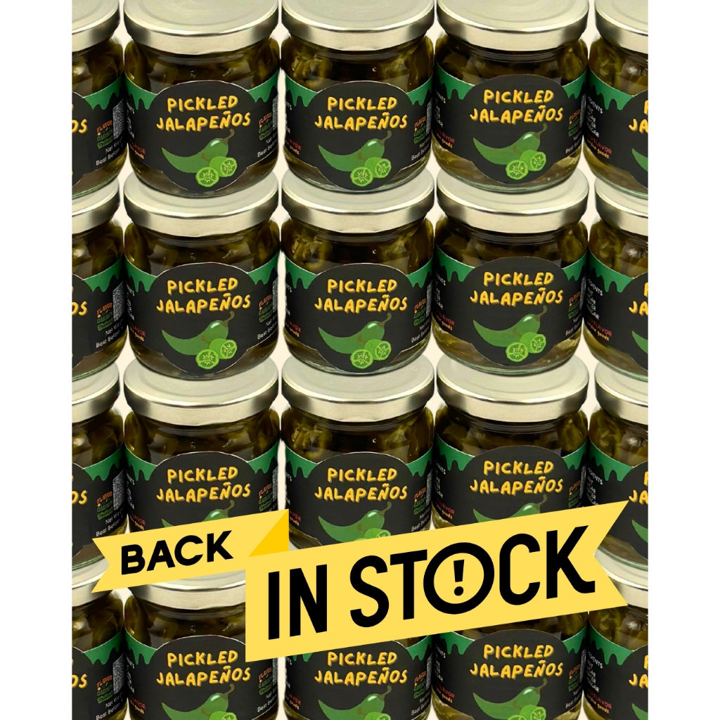 พริกแม็กซิกันดอง พริกจาลาปิโนสดอง 350 กรัม Pickled Jalapenos 350 g.🌶️FlavorGarden(เฟลเวอร์การ์เด้น)