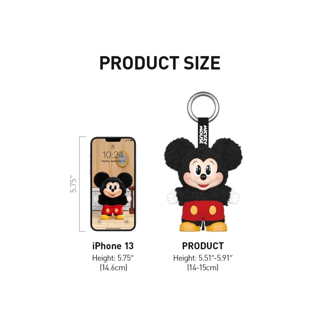 แบบจุ่ม💛พร้อมส่งในไทย🇹🇭 Mickey Family Cute Together Keychain ของแท้💯 - รูปที่ 3