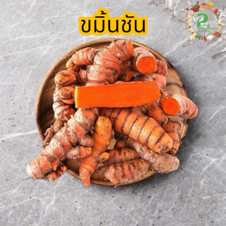 ผงขมิ้นชันไทย แท้ 100% บรรจุ 50 กรัม Turmeric Powder ไม่เจือปน ไม่มีส่วนผสมอื่นใด ไม่ใส่สี ไม่แต่งกลิ่น