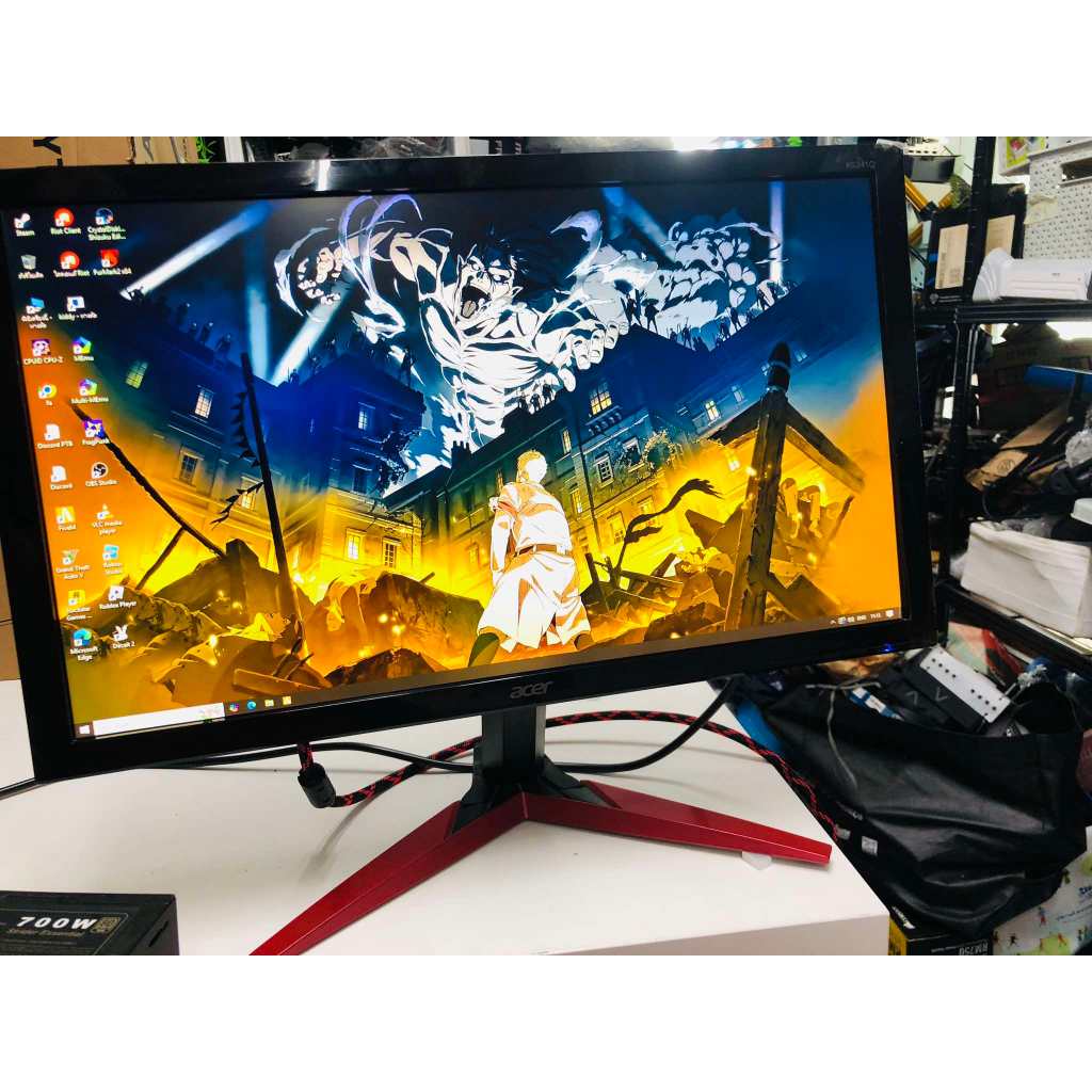 MONITOR (จอมอนิเตอร์) ACER KG241Q PBIIP 24 INCH TN 144Hz ใช้งานปกติ ประกันร้าน