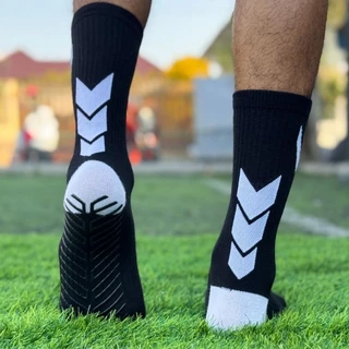ถุงเท้าฟุตบอล ถุงเท้ากันลื่น ครึ่งแข้ง Victory Non-slip Mid Calf Socks / 2 สี