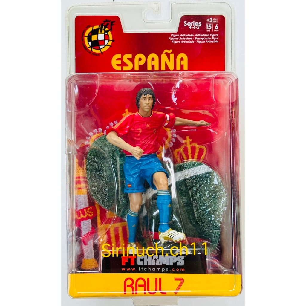 โมเดลนักฟุตบอล FT CHAMPS RAUL 7