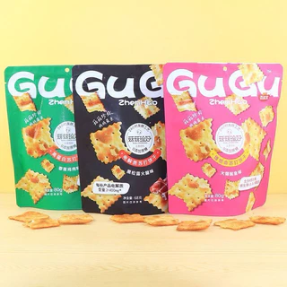ขนมแครกเกอร์ 4 รสให้เลือก GUGU zhenhao 1ห่อ