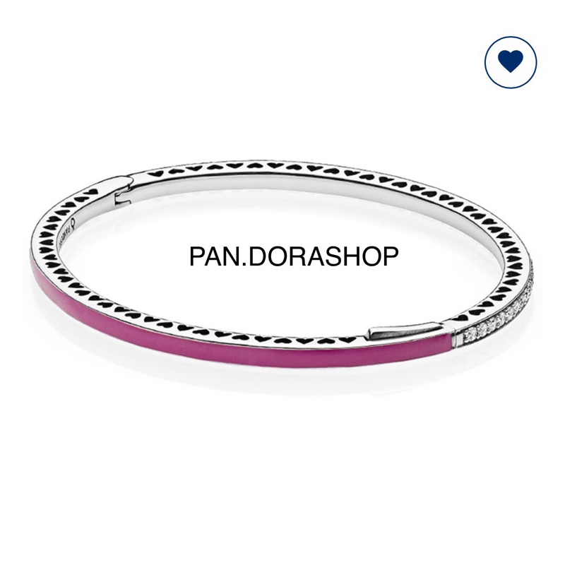 [พร้อมส่ง แท้100%] Pandora radiant heart bangle size1 (16 cm)
