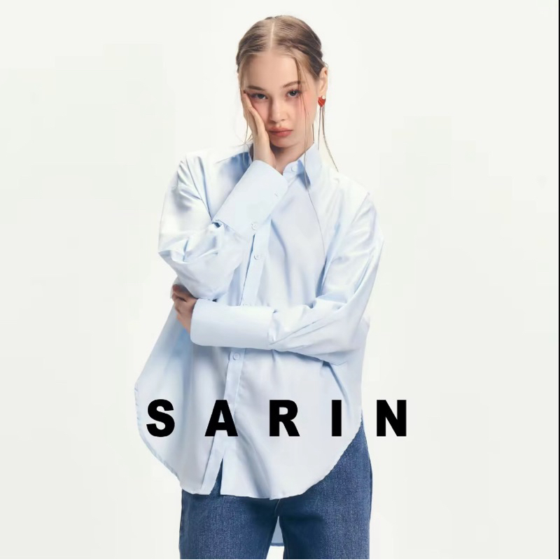 Herr shirt จาก sarin.official สี wispy blue